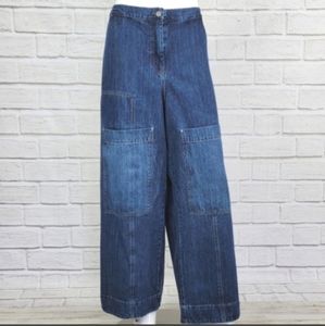 Alembika Big Pocket Denim Jean Alembika Size:6 US (16/18) AP301D NWOT!